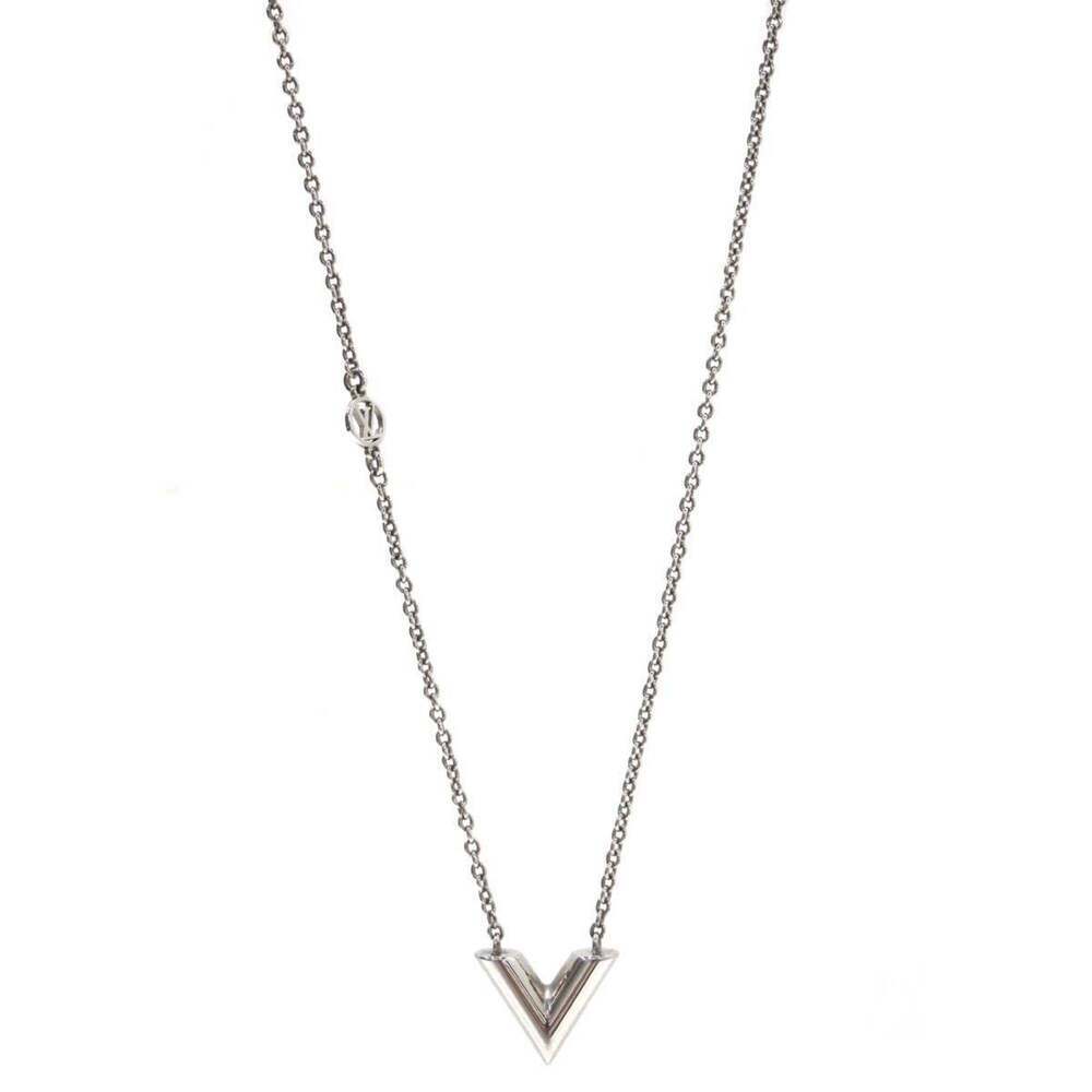 LOUIS VUITTON Silver Necklace - Picture 2 of 6